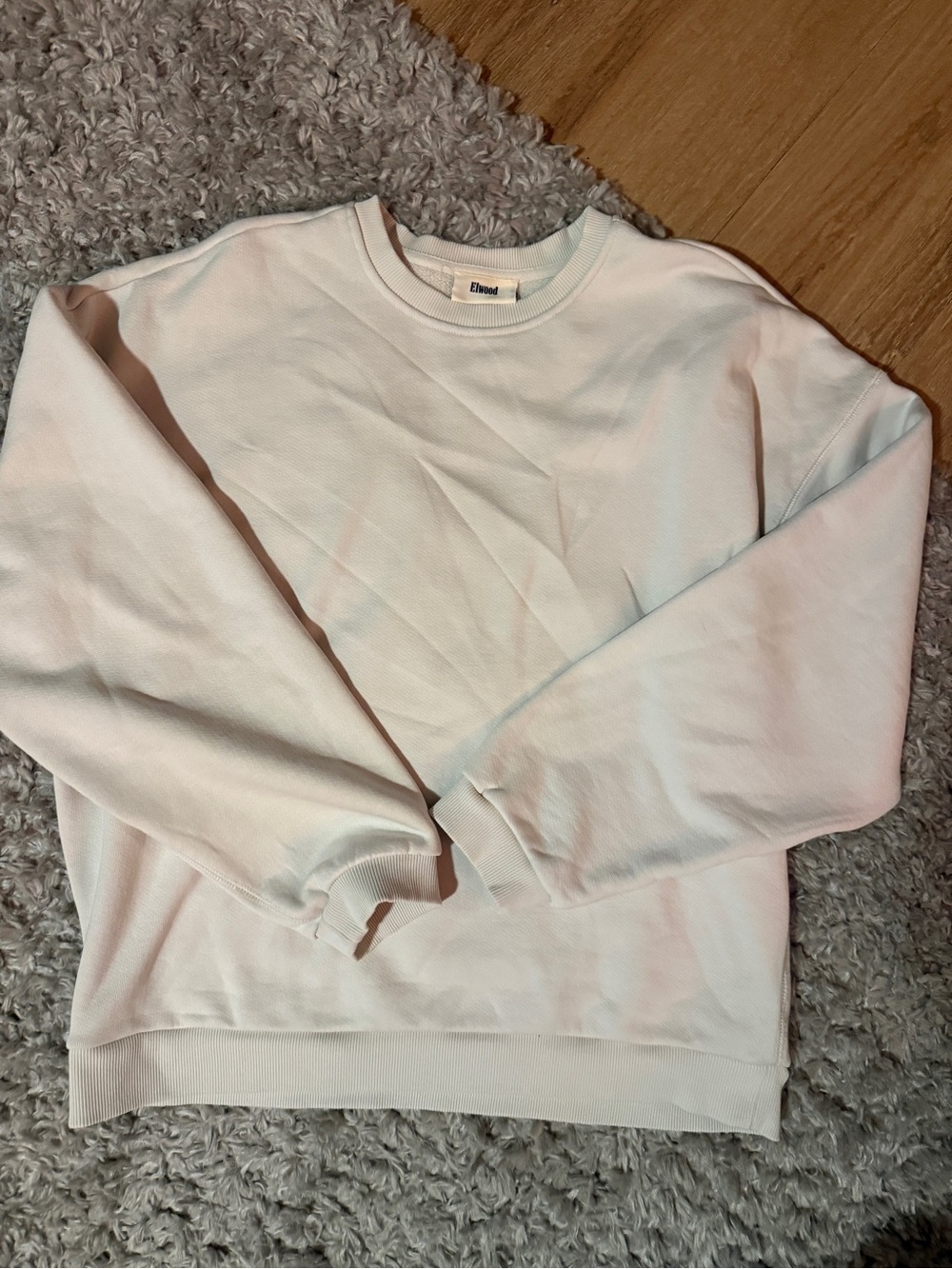 Elwood Women's Crewneck Sweatshirt in Off-White